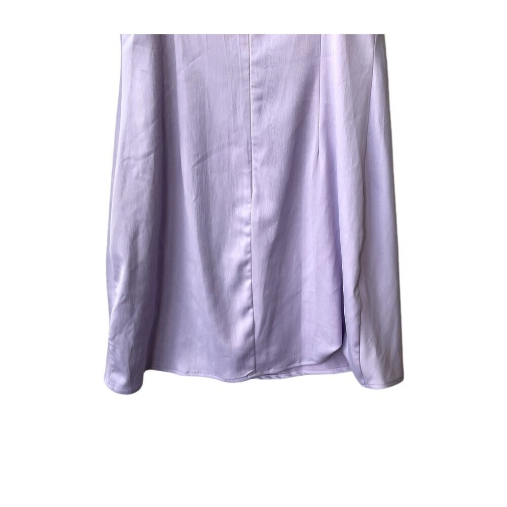 Urban Outfitters SzL Light Purple Mallory Cowl Neck Mini Slip Dress - Picture 8 of 11